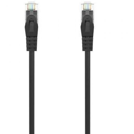 Cable de Red RJ45 AWG24 UTP Aisens A145-0587 Cat.6A/ LSZH/ 1m/ Negro