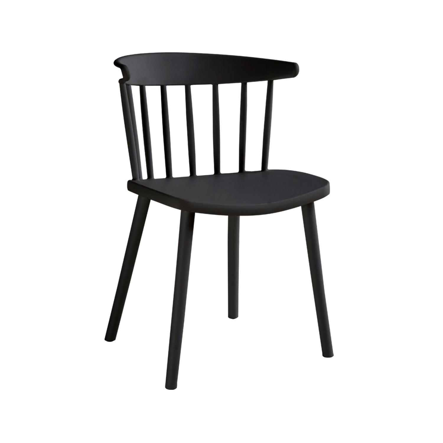 Set de 4 sillas connie  negro para hogar moderno mueble de almacenaje  - Homekit