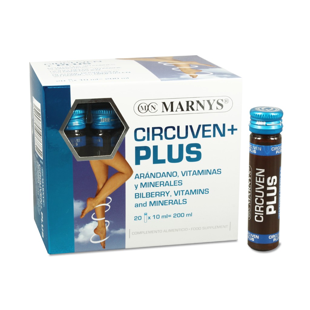 Marnys Circuven Plus 20 Viales - Concentrado de Arándano y Naranja - Vitaminas y Minerales