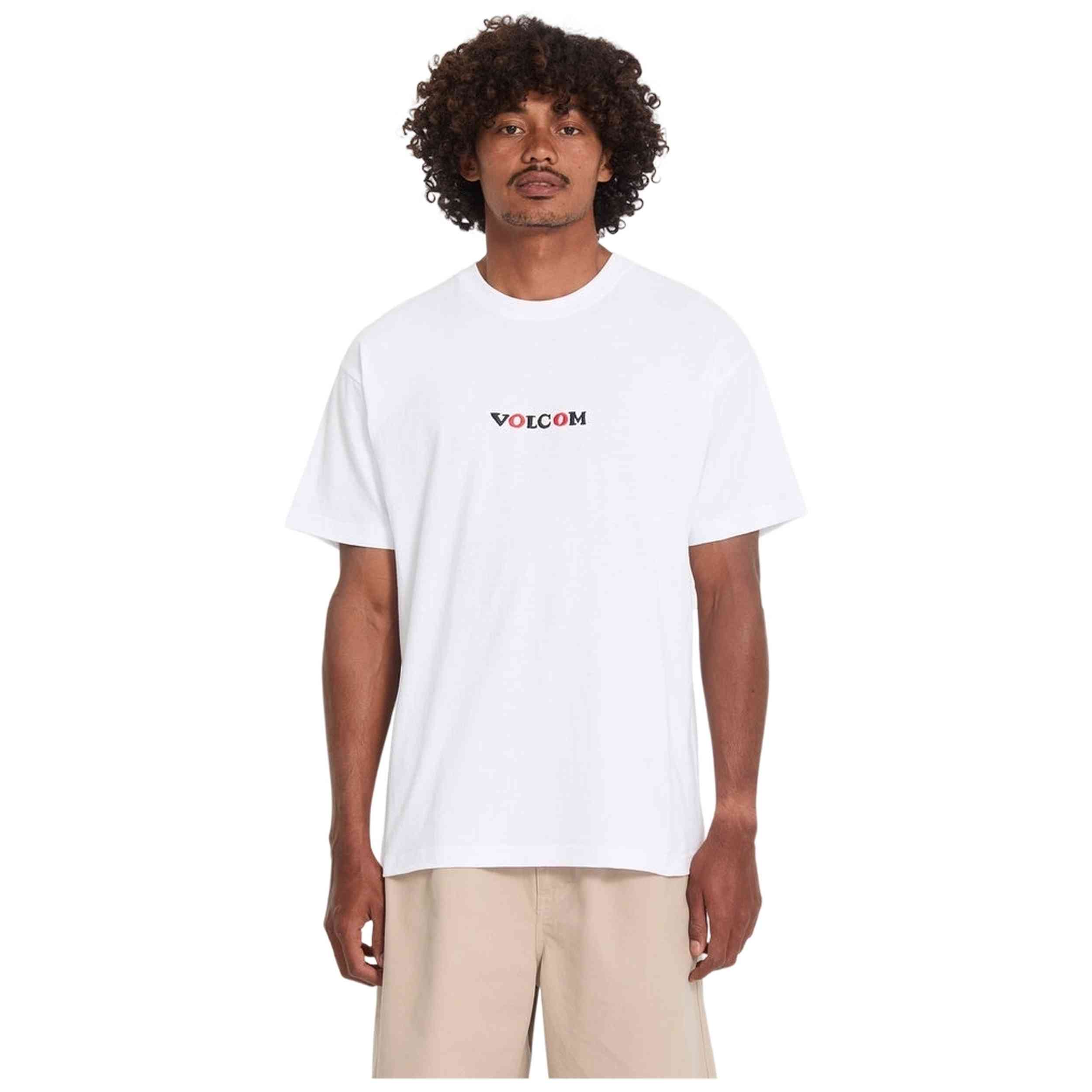 Camiseta De Manga Corta Volcom modelo A4312672-WHT para Hombre en color Blanco