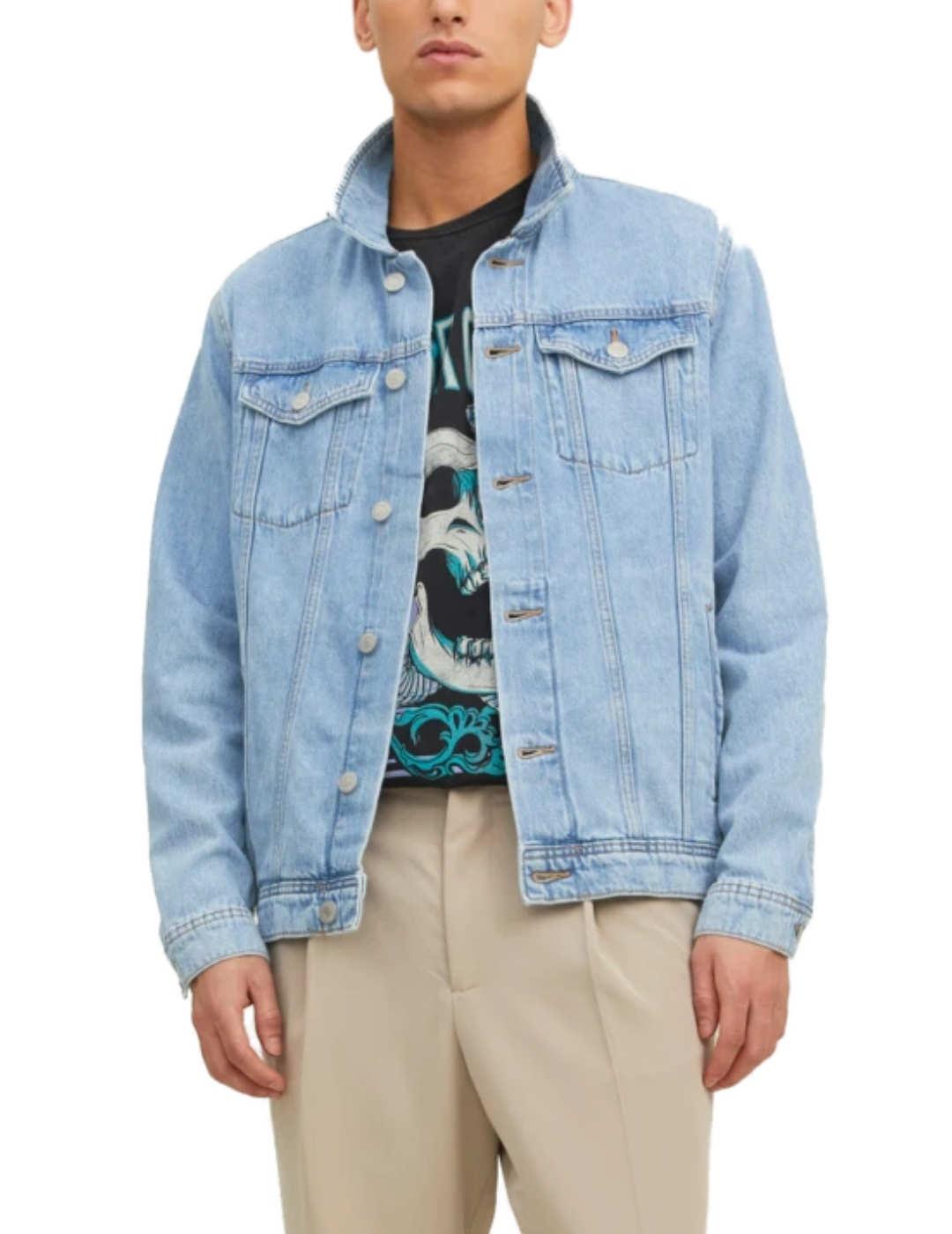 Jack&Jones Chaqueta Vaquera Azul Hombre - Corte Regular