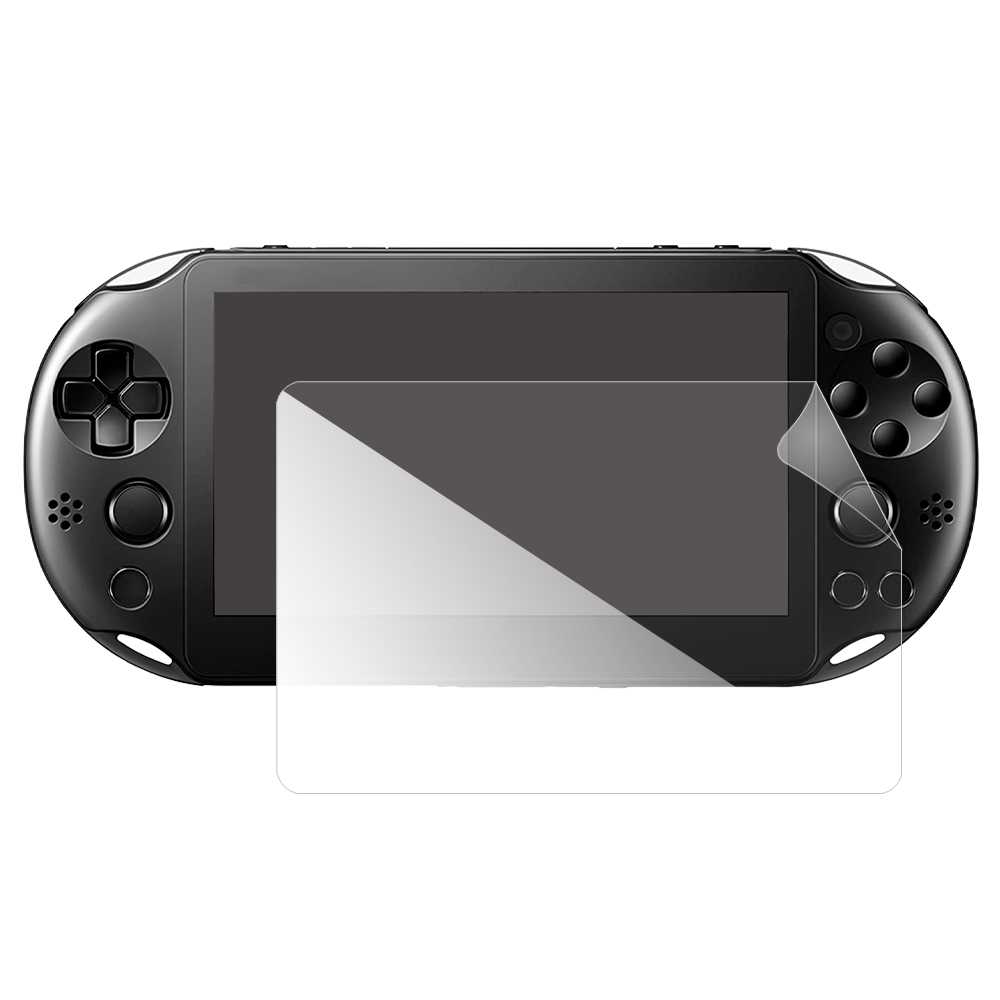 Ociodual Protector de Pantalla Plástico PET Compatible con Consolas PSVita PHC-1000 Vita Slim 2000 Lámina Protectora Film
