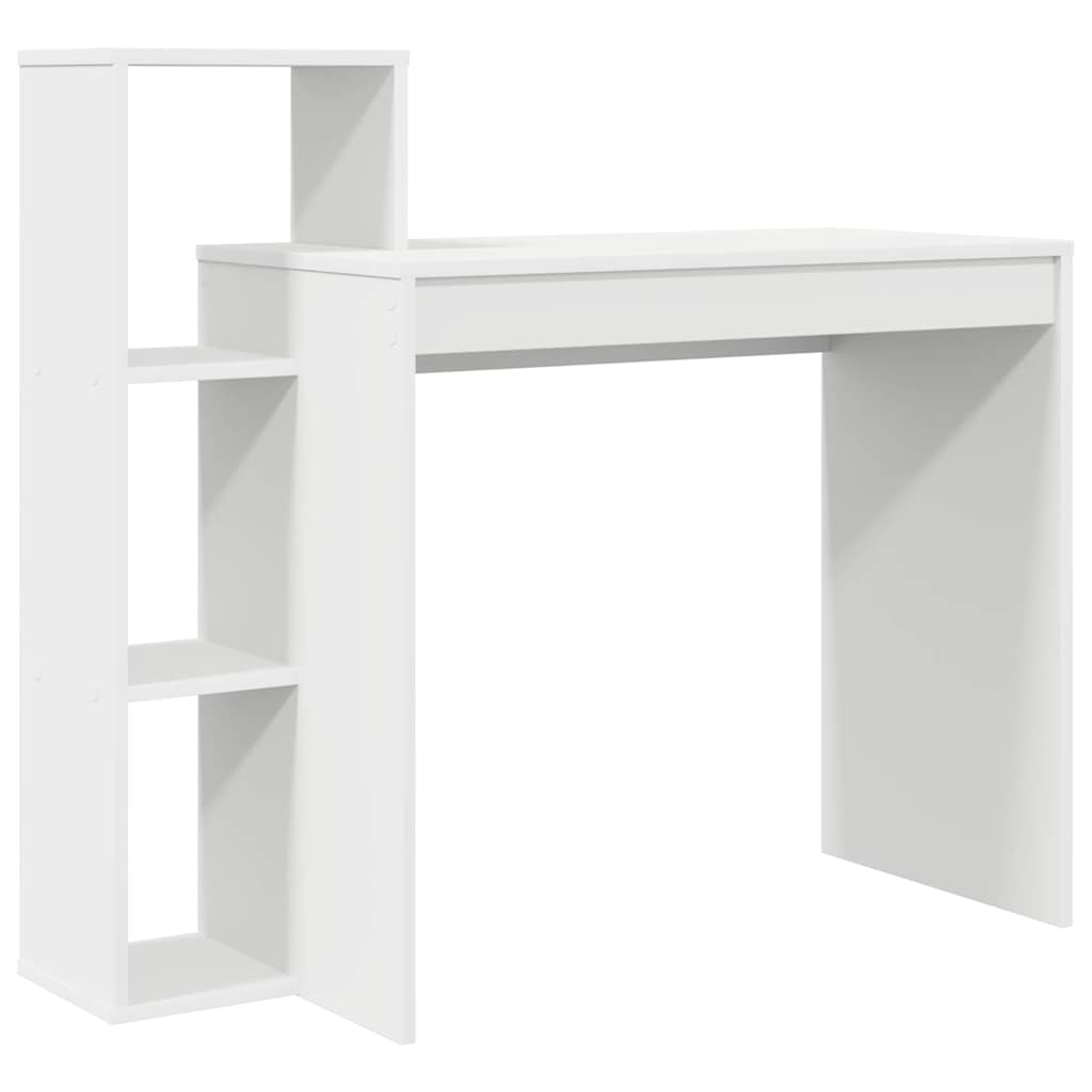 vidaXL Escritorio con estante 100 x 40 x 90 cm Madera de ingeniería