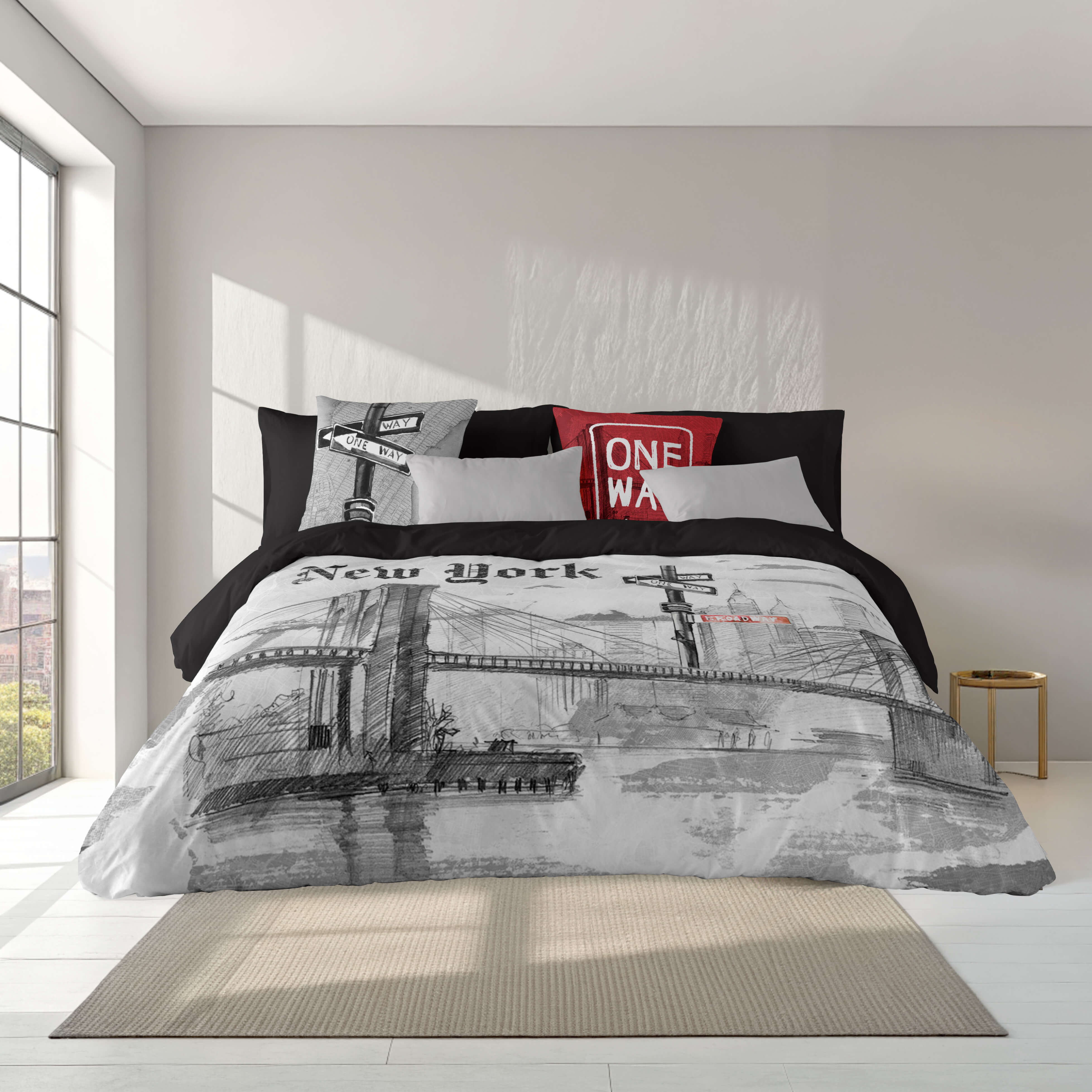 NATURALS - Funda Nórdica Estampada - 100% Algodón Extra Suave - Incluye Funda Nórdica + 1 o 2 Fundas de Almohada - Fabricado en España - Modelos Florales - Cama 90/135/150/180