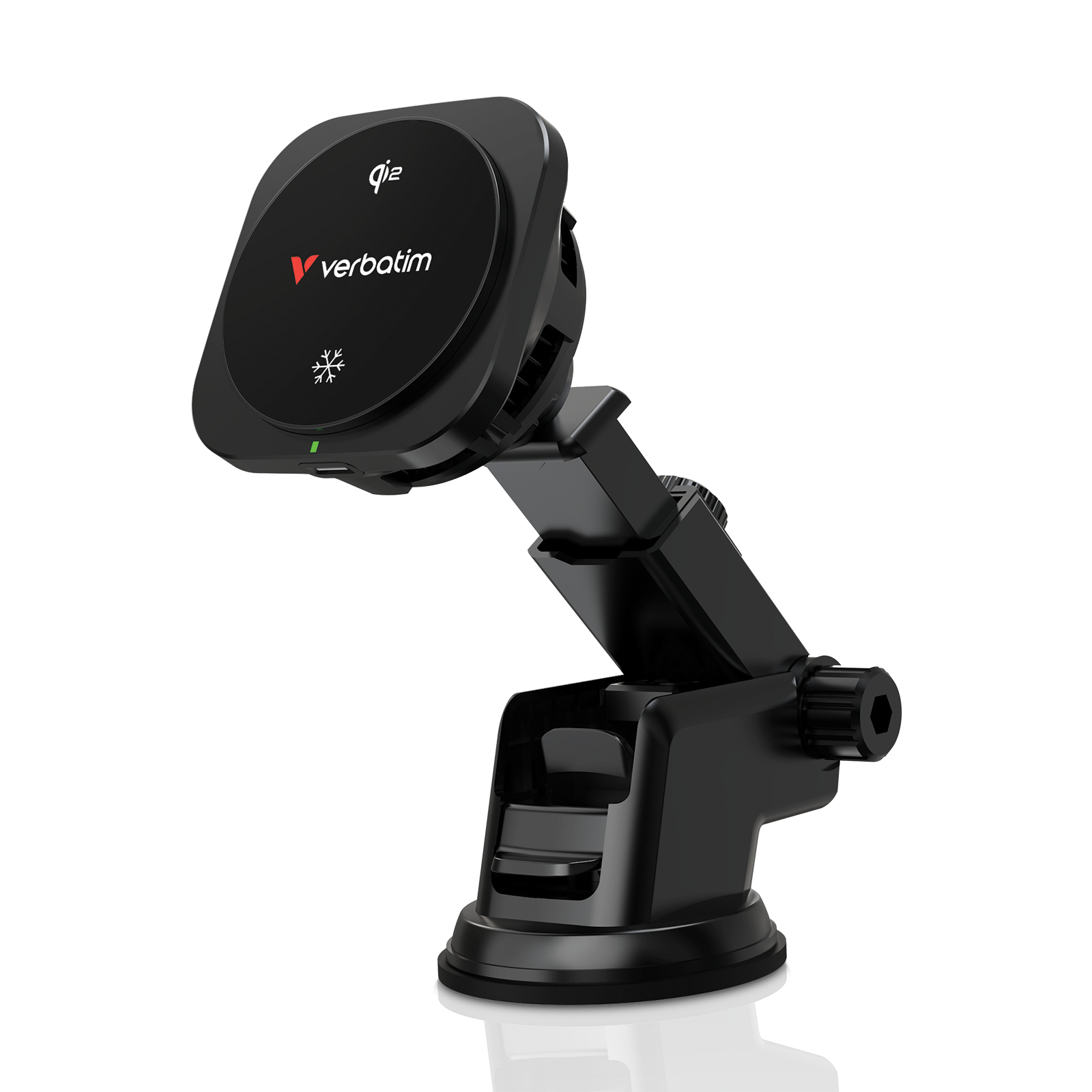 Verbatim Charge 'n' Drive Qi2 Smartphone Negro USB Cargador inalámbrico Carga rápida Auto