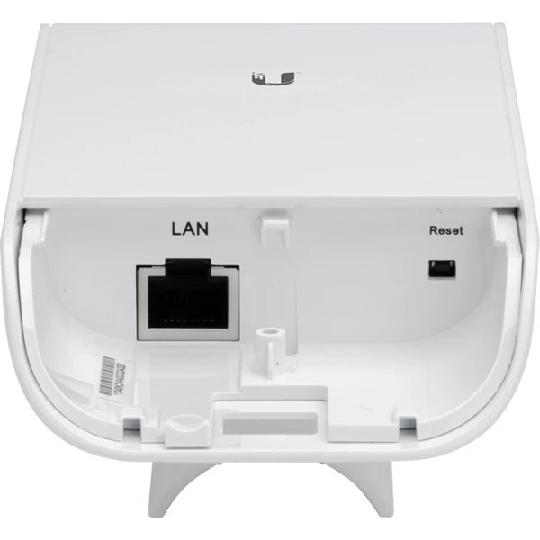 Ubiquiti - Estación CPE LOCOM5 para enlaces punto a multipunto en 5 GHz, antena de 13 dBi y 150 Mbit/s, diseño compacto blanco resistente UV