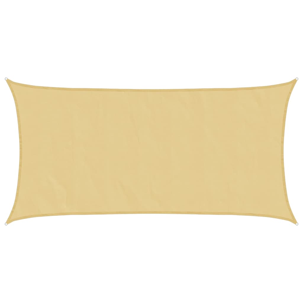 vidaXL Toldo de vela rectangular tela Oxford 3x6 m Color Antracita, Beige, Crema