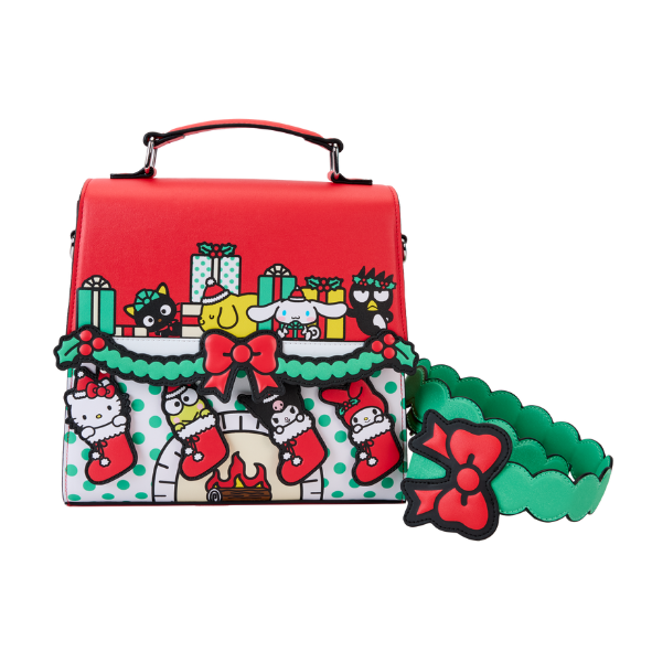 Saco de ombro com decorações de Natal da Hello Kitty
