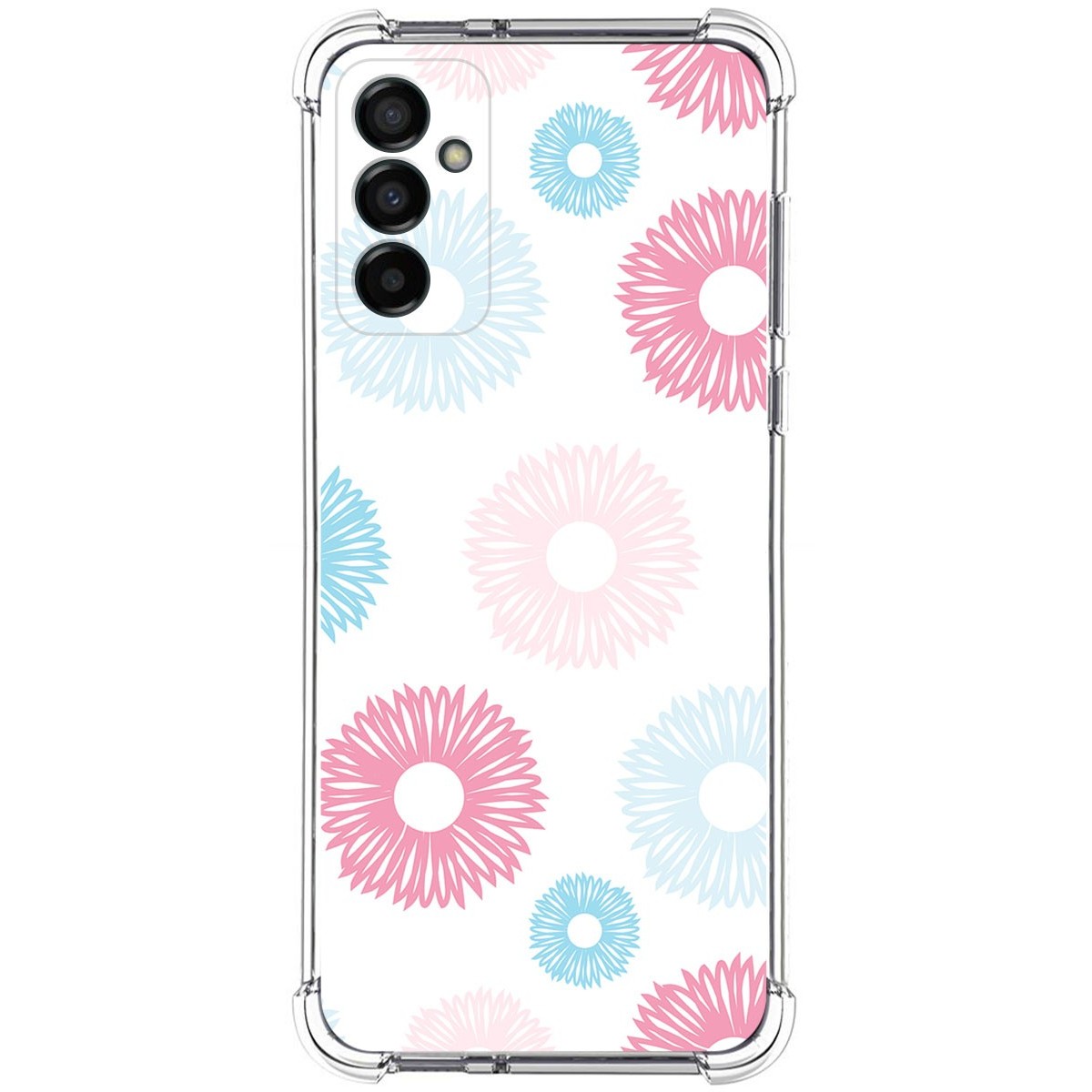 Funda Silicona Antigolpes para Samsung Galaxy M13 4G diseño Flores 06 Dibujos