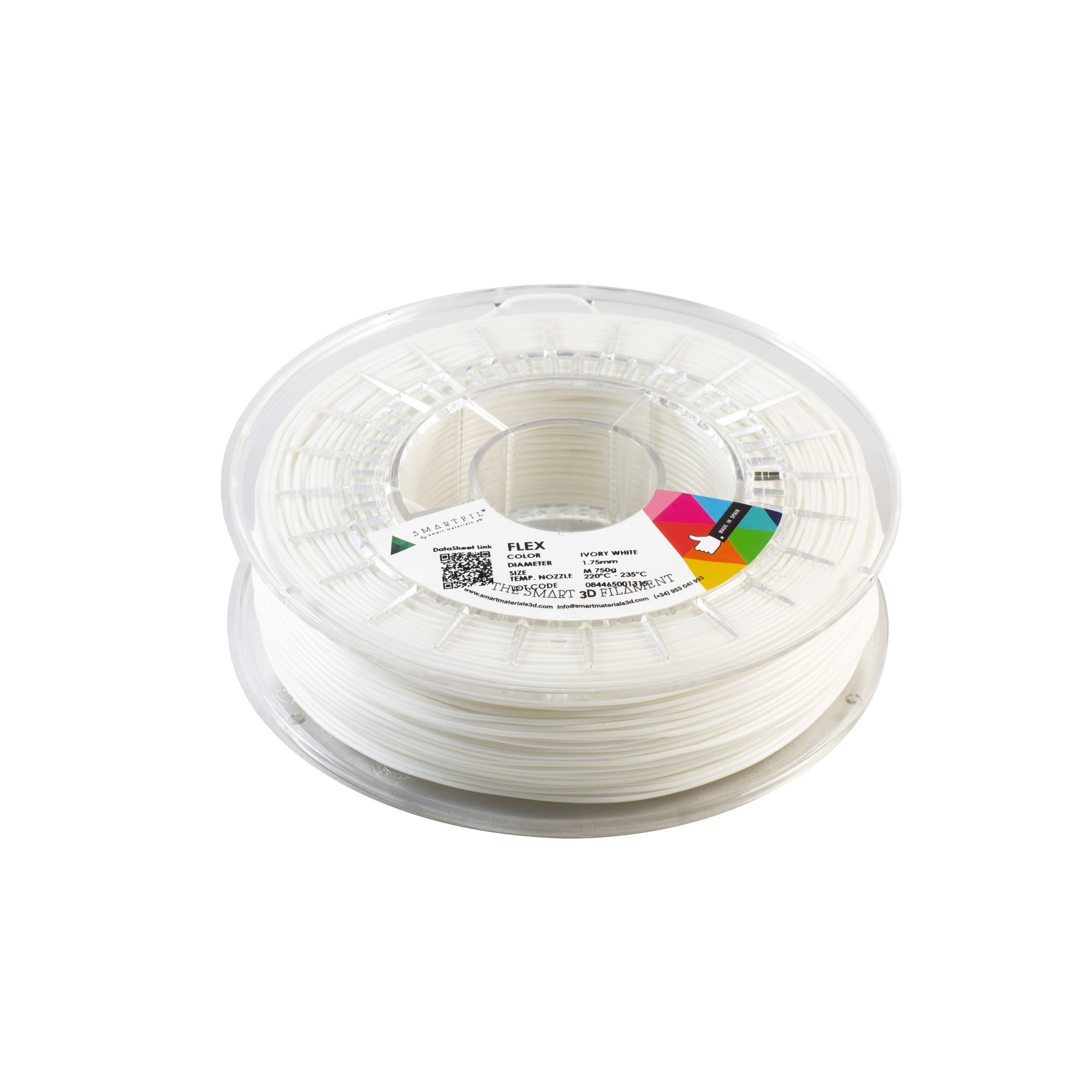 Filamento FLEXIBLE 93A Smartfil 1,75mm 750gr Smart Materials