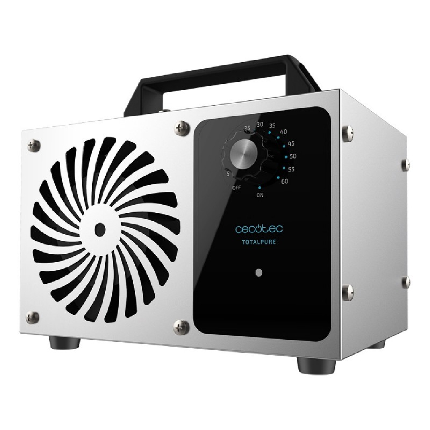 Cecotec Generador de ozono TotalPure 4000 Ozone. Potencia 120 W Limpia 28 g/hora Temporizador Apagado automático Cobertura hasta 100 m2 Uso