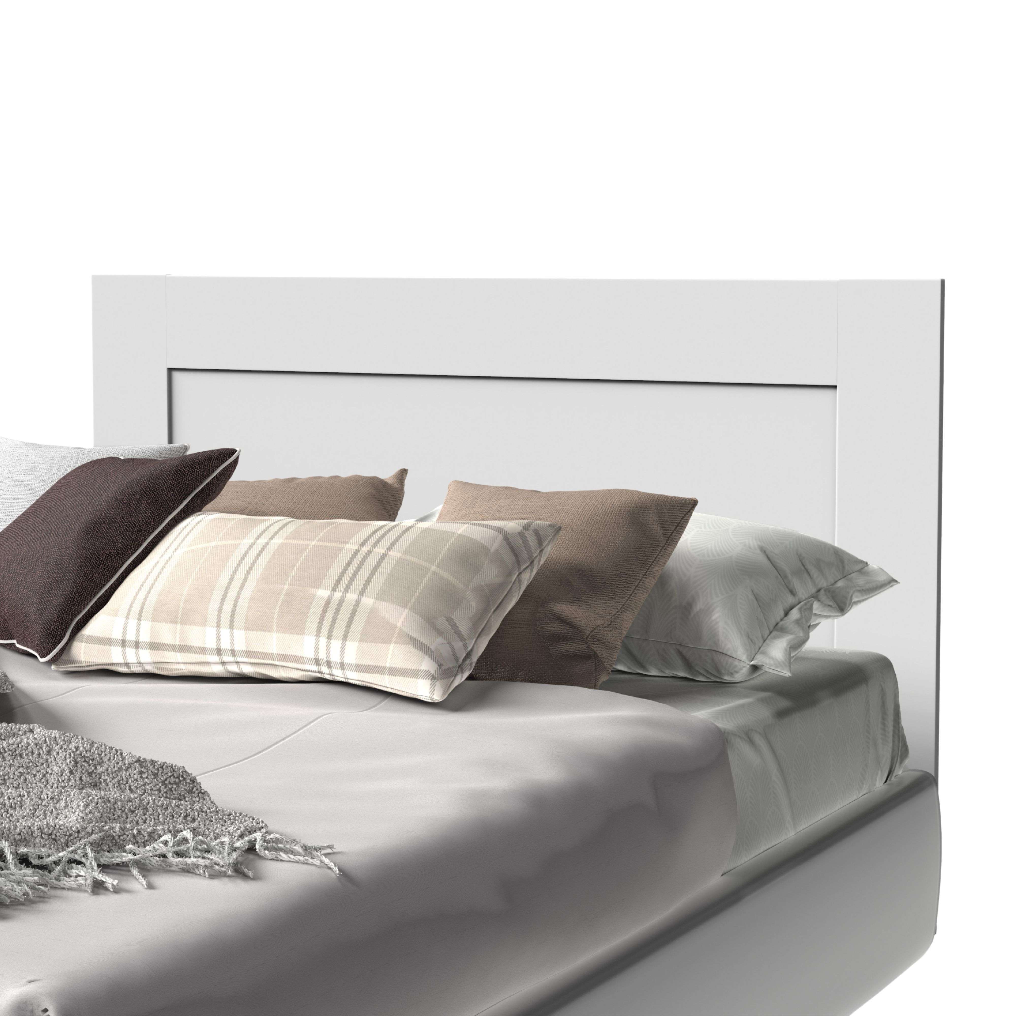 Miroytengo Cabecero De Cama Aroa 164 cm Color Blanco Dormitorio Moderno
