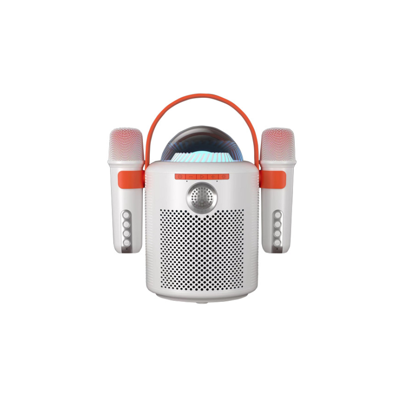 Altavoz Bluetooth Smartek Con Iluminación Rgb, Tarjeta Tf Y Radio Fm -  Naranja
