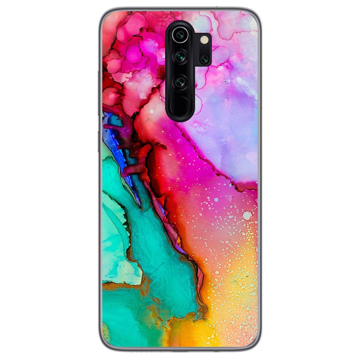 Tumundosmartphone Funda Gel Tpu para Xiaomi Redmi Note 8 Pro diseño Mármol 15 Dibujos