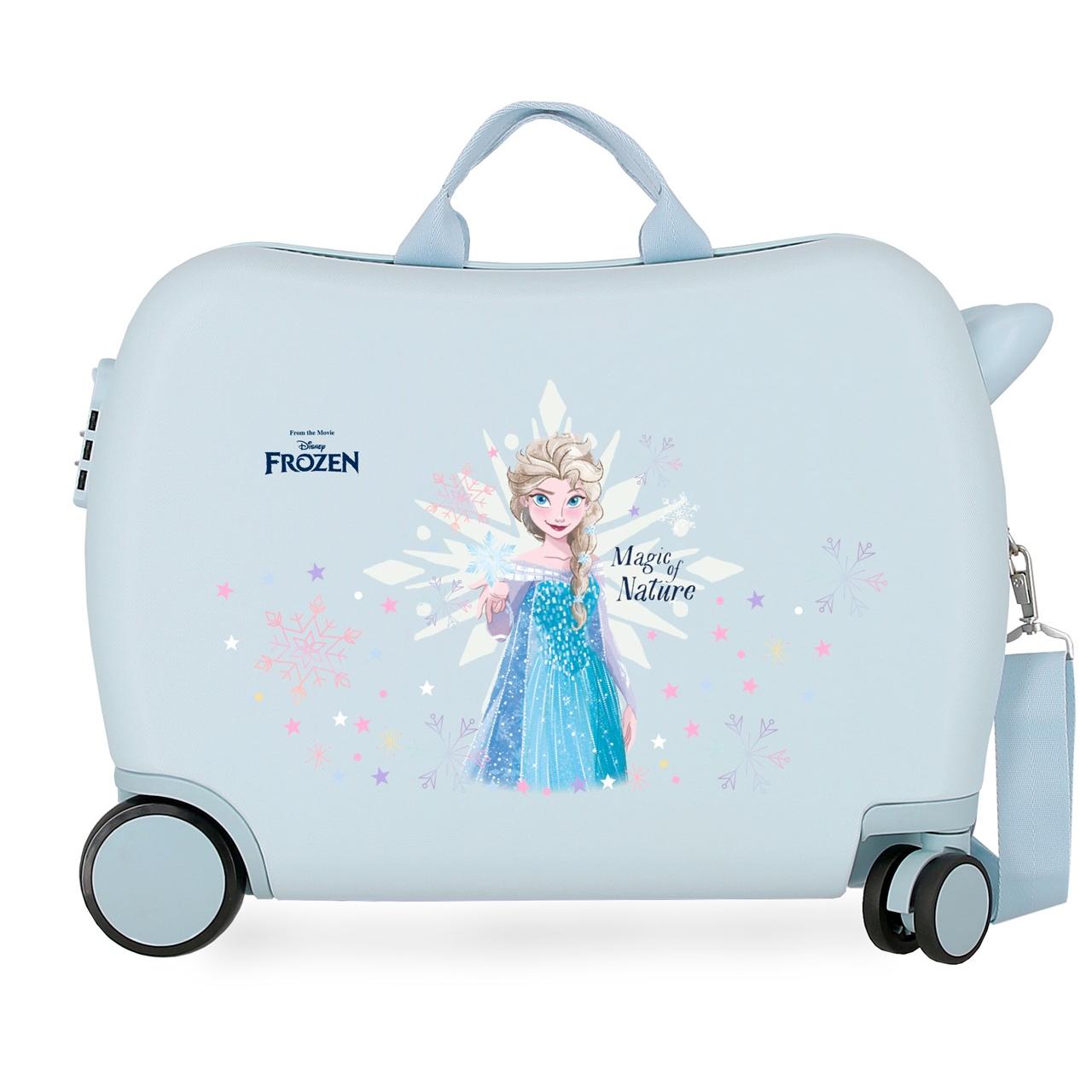 Disney - Maleta infantil Frozen Magic Ice azul claro 50x38x20 cm