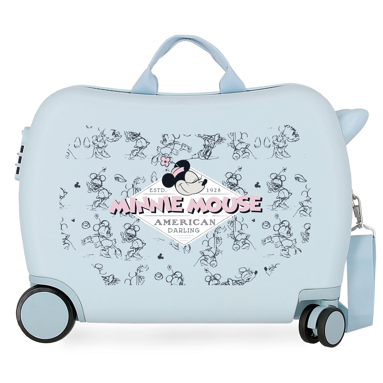 Disney - Maleta infantil Minnie American Darling 50x38x20 cm, 38 L