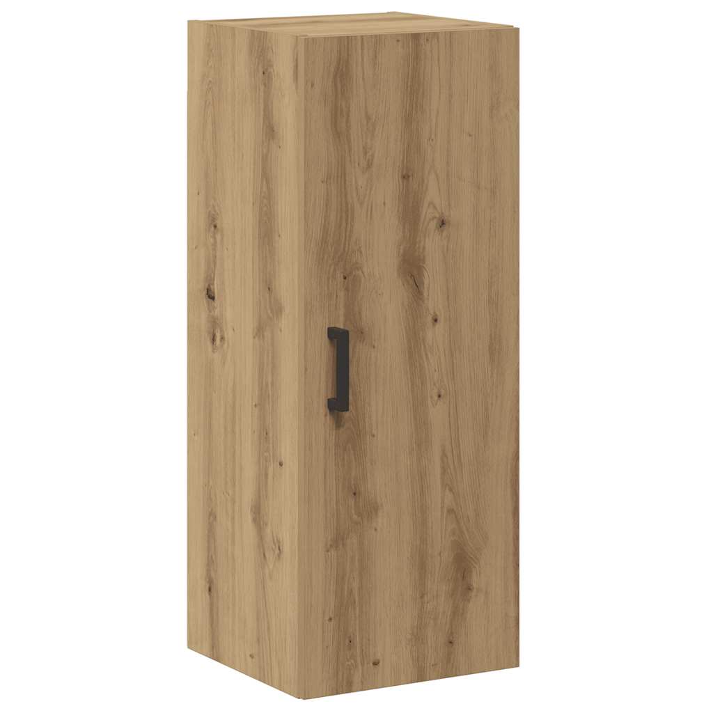 vidaXL Armario de pared madera de ingeniería envejecida 34,5x34x90 cm en color Madera antigua/Roble | almacenamiento funcional diseño moderno para baño dormitorio sala