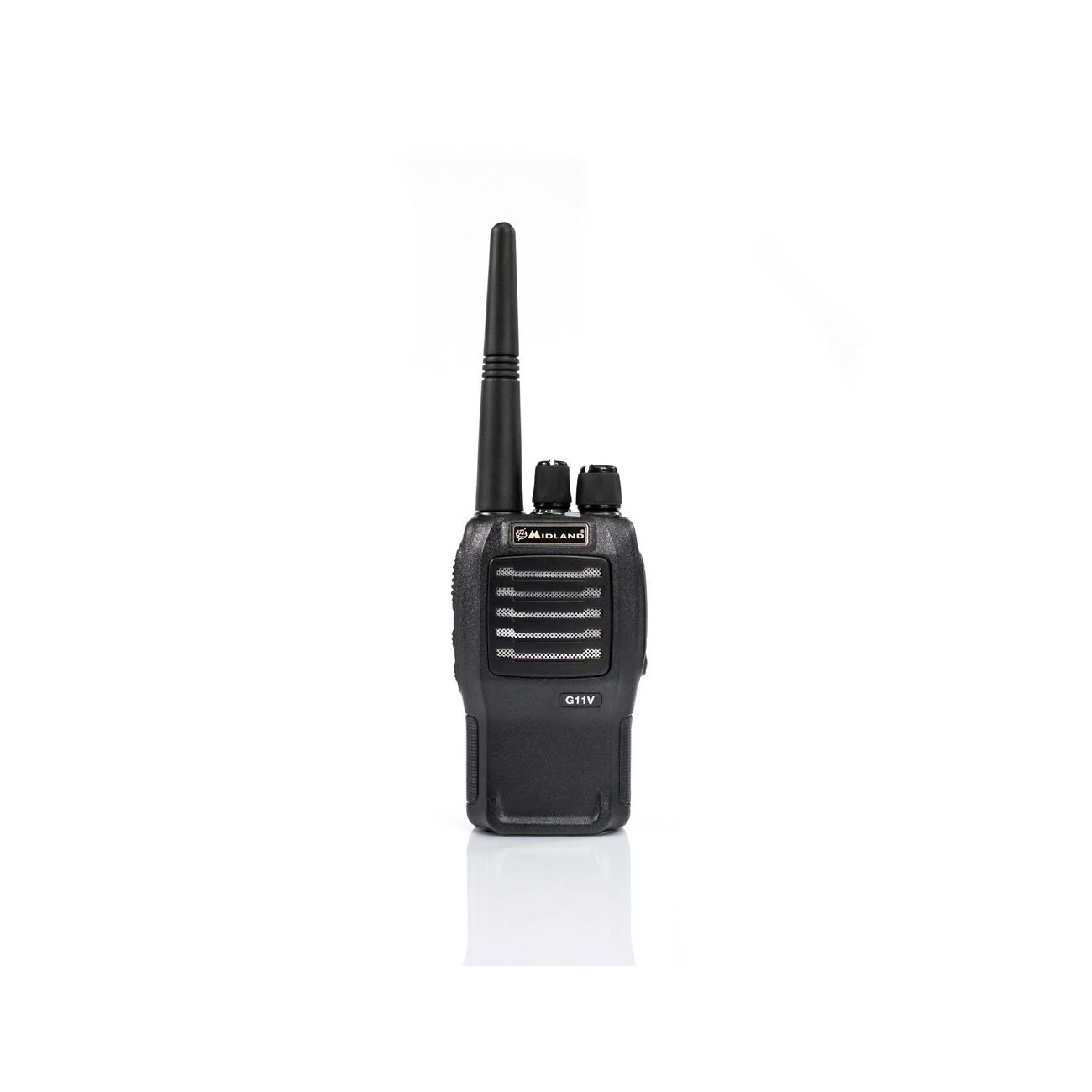 Midlan Walkie PMR446 G11 PRO Portátil 16 CH Ctcss/dcs/vox/scan/pot. Hi-Low