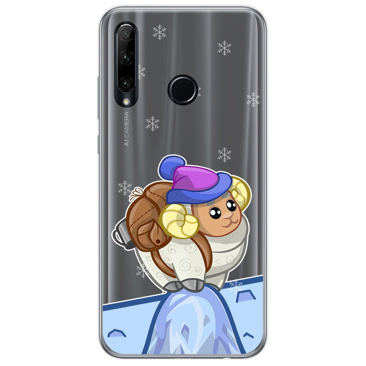 Tumundosmartphone Funda Gel Transparente para Huawei Honor 20 Lite diseño Cabra Dibujos