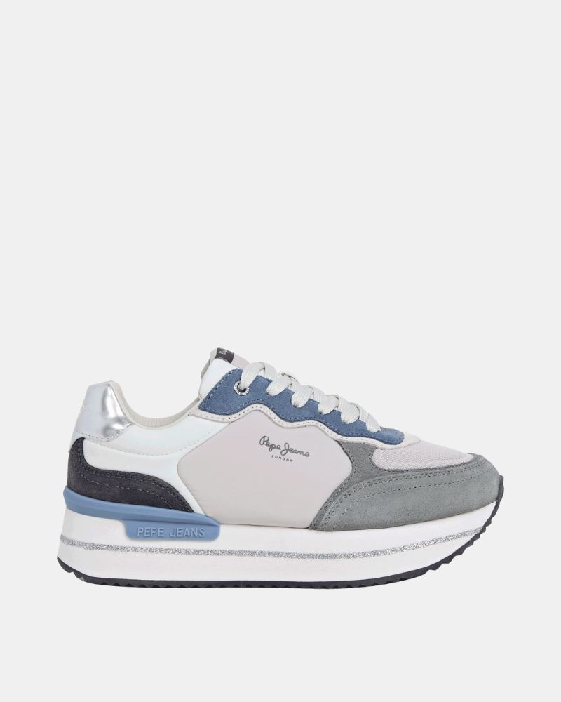 PEPE JEANS PLS600033 RUSPER GLITTER W Zapatillas Bajas Mujer Azul