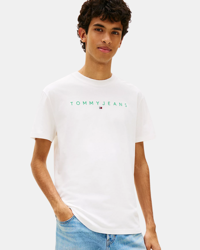 TOMMY HILFIGER DM0DM20744L5Y Camisetas Manga corta Hombre Blanco