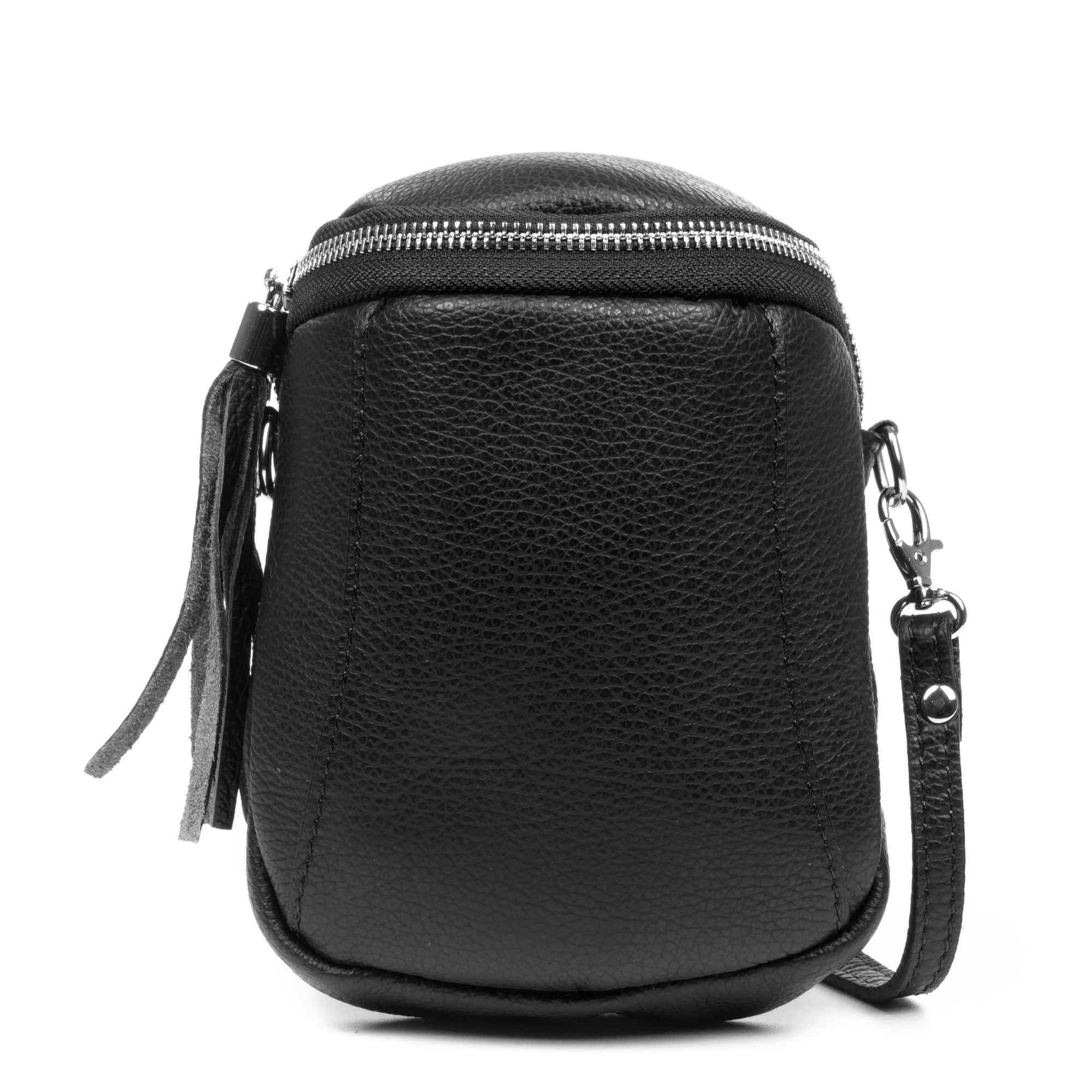 Firenze Artegiani. Agugliano bolso bandolera mujer. Piel auténtica Dollaro. Made in Italy. Vera Pelle Italiana.