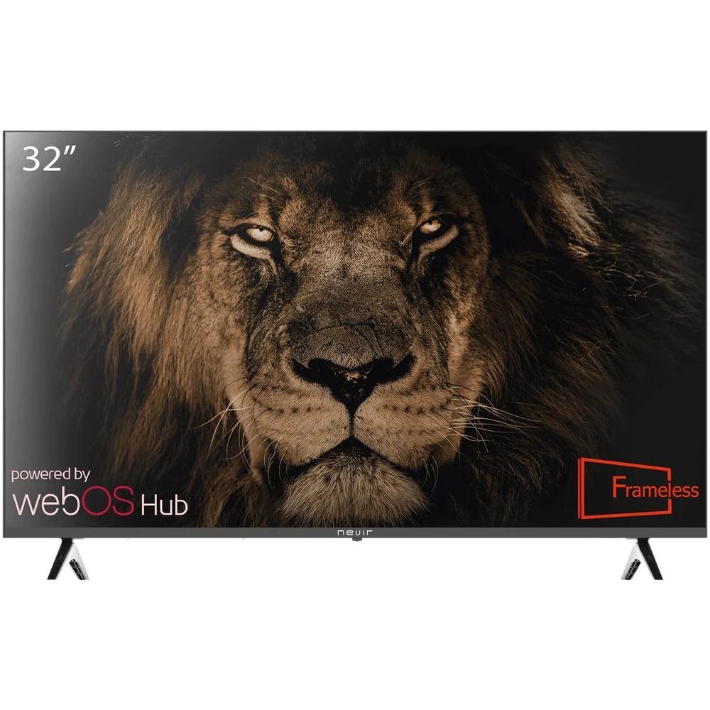 TV Nevir NVR-8430-32WBT webOS 32" LED HD Ready | HDR10, Espacios versátiles, Contraste dinámico, Panel Calidad A+, Sin marcos