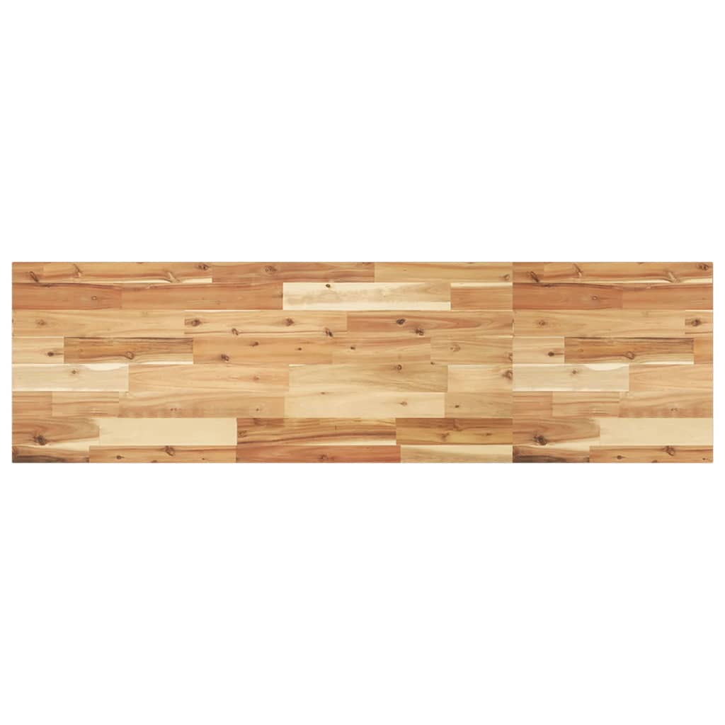 Vidaxl Estante Flotante Madera Acacia Maciza Aceite 140x40x2cm