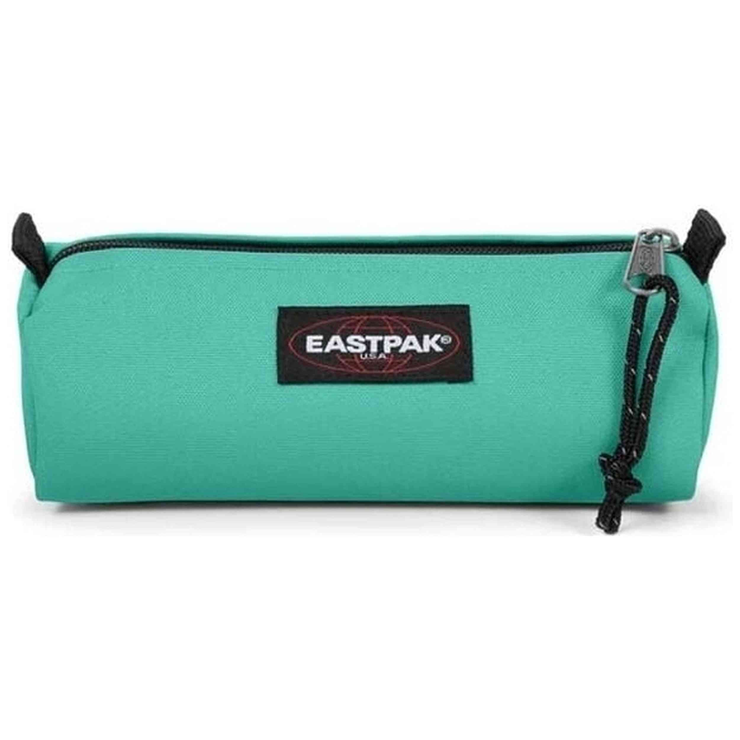 Estuche Eastpak modelo Benchmark Single Aquamarine Blue en color Verde