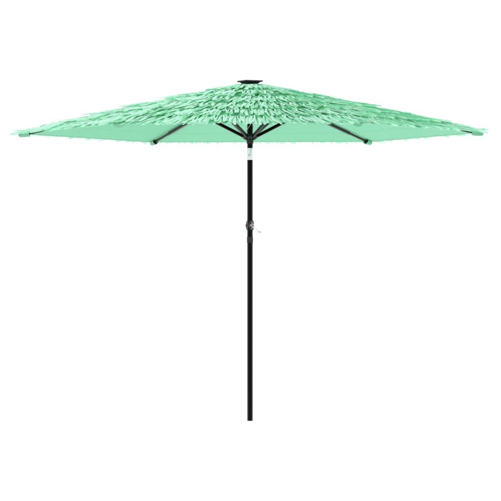 vidaXL Sombrilla de jardín con poste de acero 288x288x225 cm Color Marrón, Azul, Verde