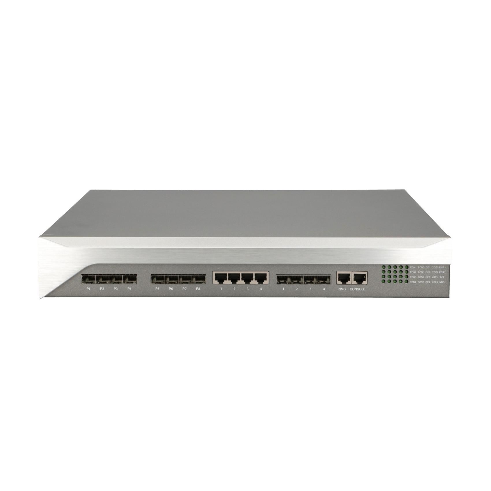 Extralink predator v2  olt  epon, 1u 19", 8x gigabit pon, gigabit uplink, 4x sfp+