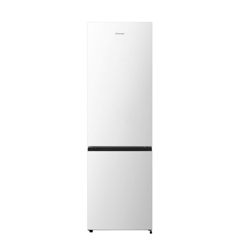 Hisense - Frigorífico combi RB329N4AWE No Frost de 255 L (188 L frigorífico + 67 L congelador), clase energética E, 179 cm alto x 55 cm ancho, blanco, con tecnología Multi Air Flow y control táctil