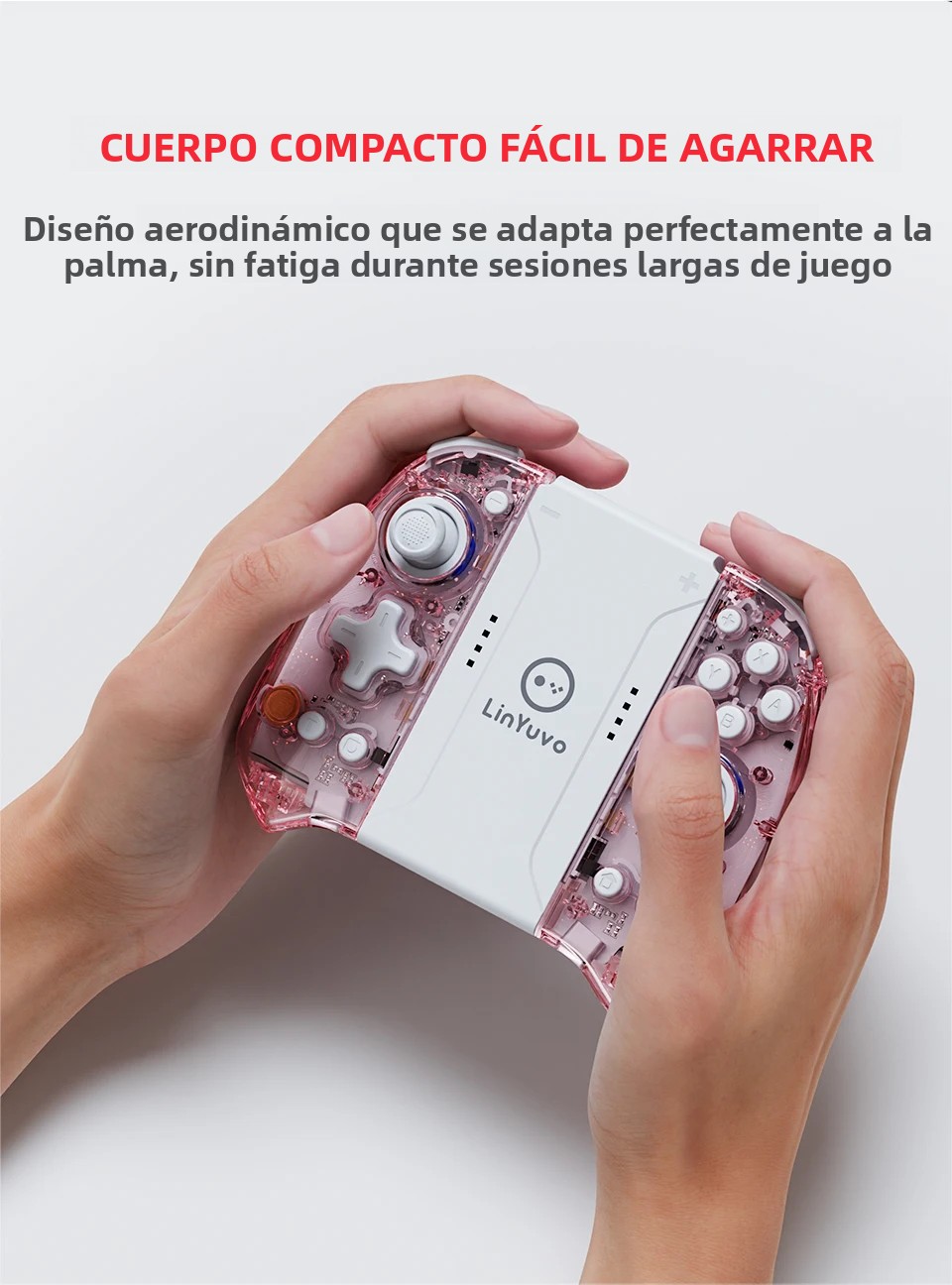 Gamepad Inal mbrico LinYuvo KS58 Para Nintendo Switch OLED Con Turbo gamepad-inal-mbrico-linyuvo-ks58-para-nintendo-switch-oled-con-turbo