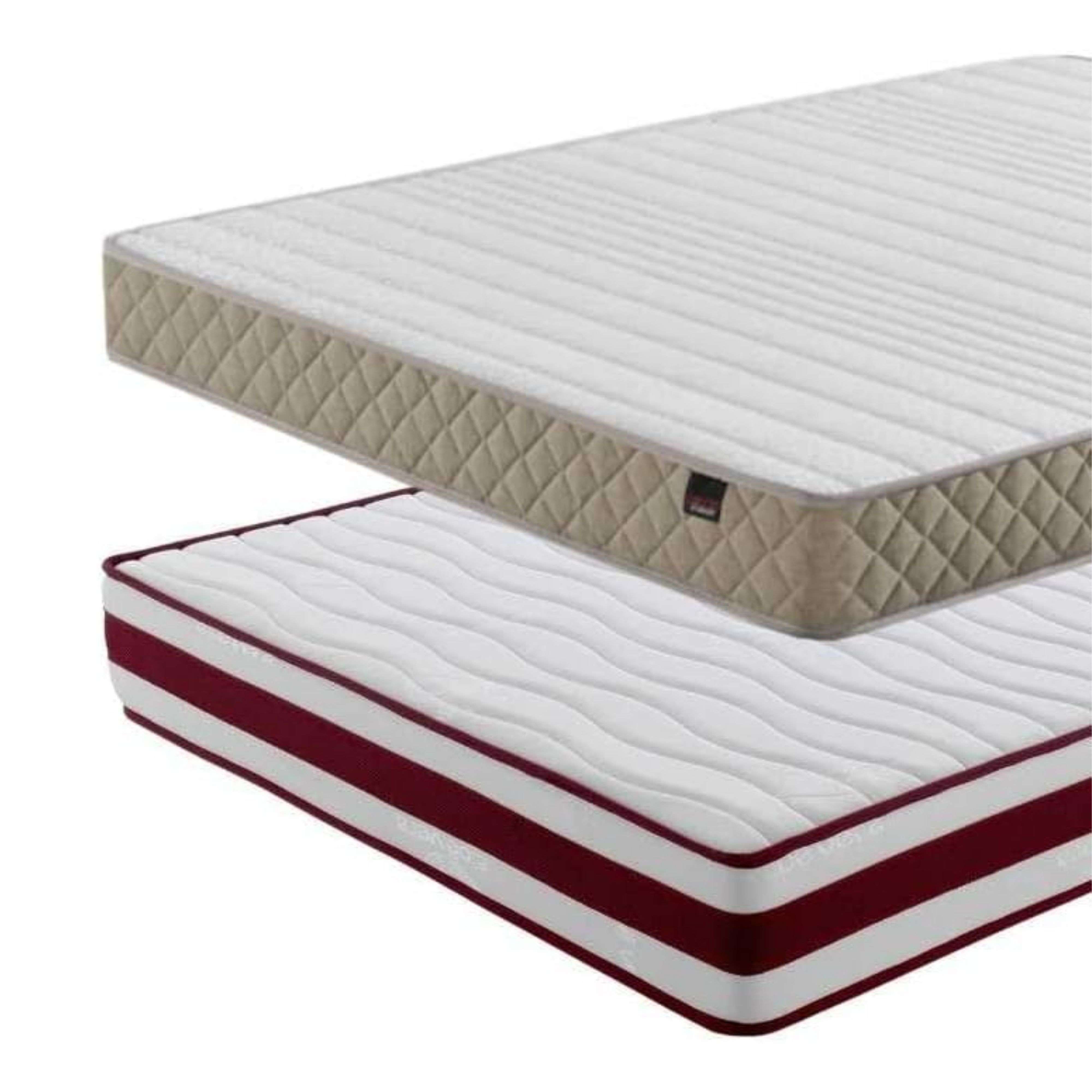 Miroytengo Pack de 2 Colchones formado por Colchón Rioja 90x190 cm y Colchón Eco 90x180 cm