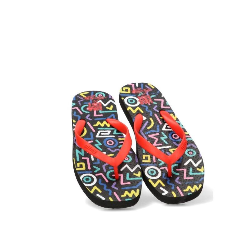 Chanclas Sandalias Playa Dedo Mustang - Mujer - Suela Plana - Modelo 60202 - Color Rojo