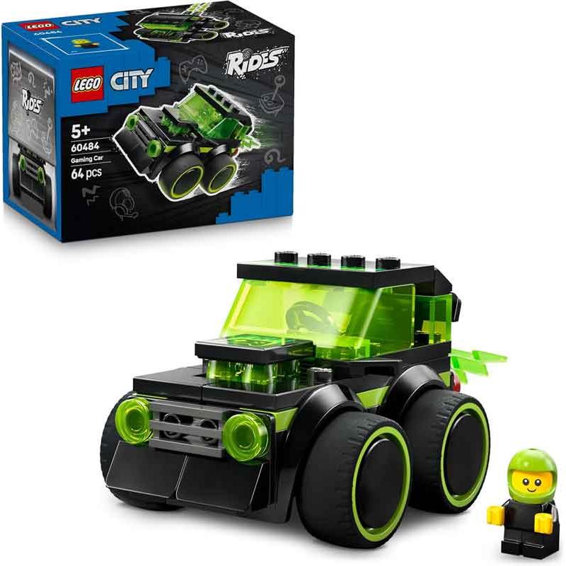 Lego 60484 City - Vehículos: Coche de Carreras de Videojuego LEGO
