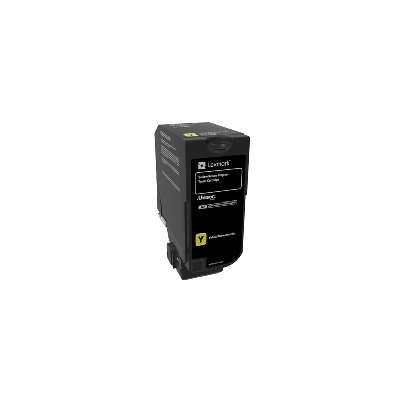 Lexmark - 74C20Y0 cartucho de tóner 1 pieza(s) Original Amarillo 74C20Y0