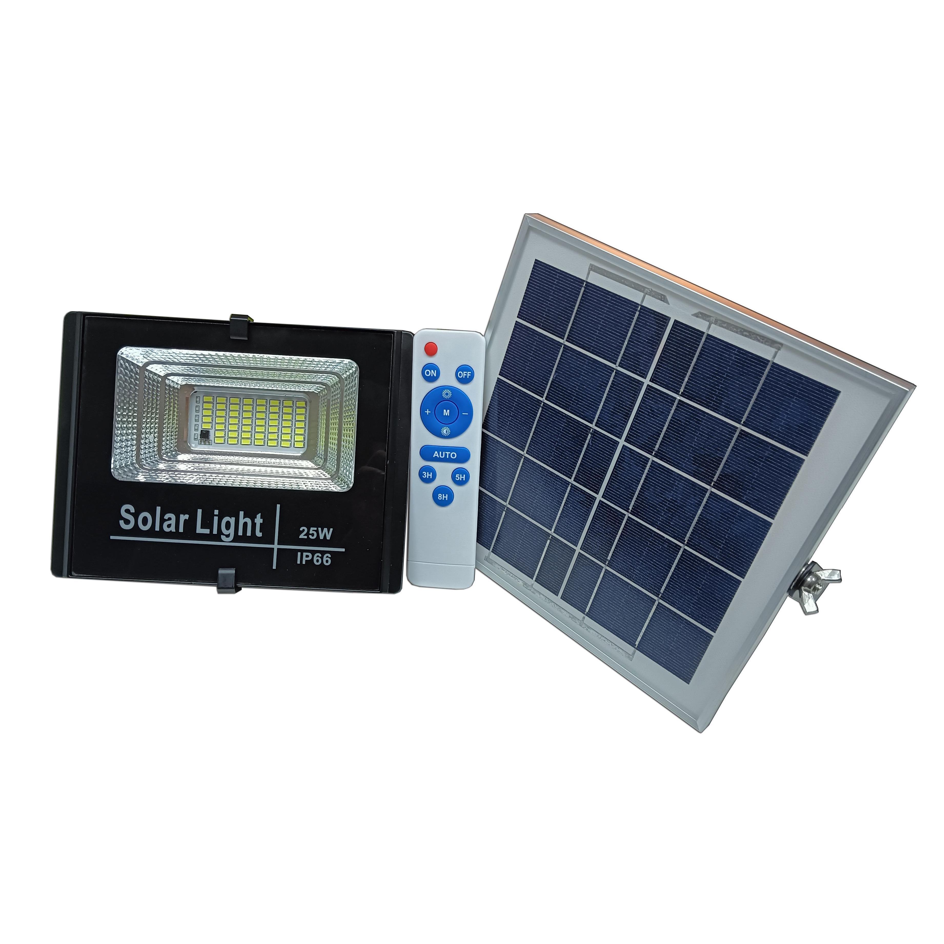 Talox foco solar led c-control remoto 25 w  gy-rsf-001