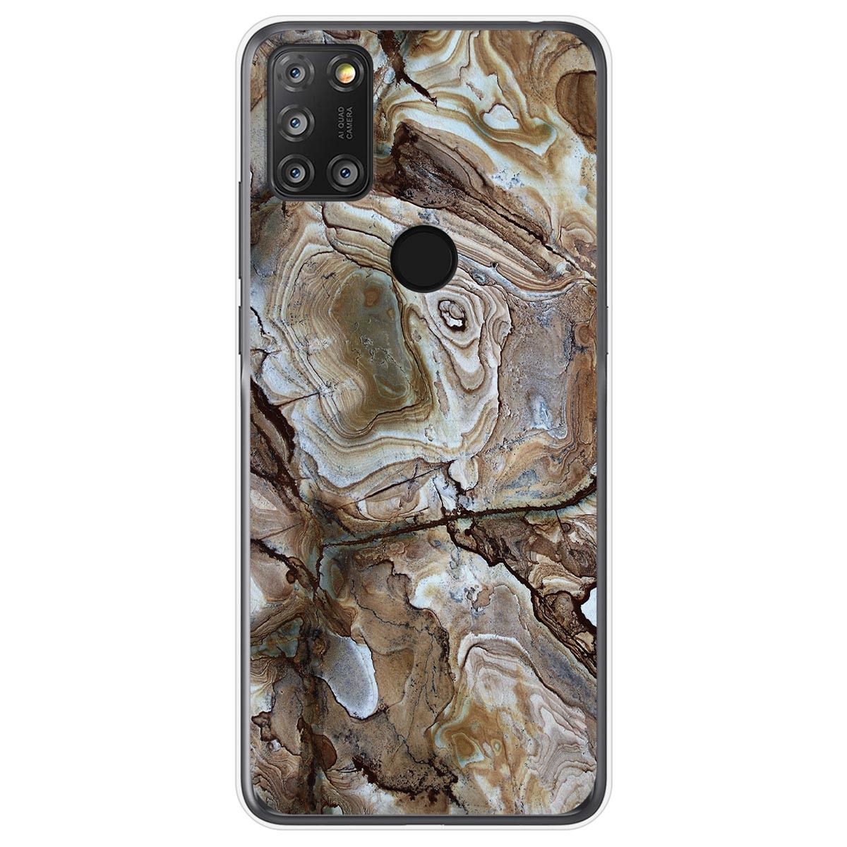 Tumundosmartphone Funda Gel Tpu para Alcatel 3X 4CAM diseño Mármol 14 Dibujos