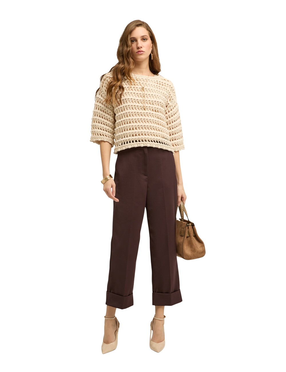 Motivi - Jersey efecto crochet