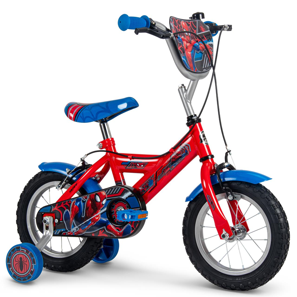 Bicicleta Spiderman Huffy12"  (3/5 años) (22365W)