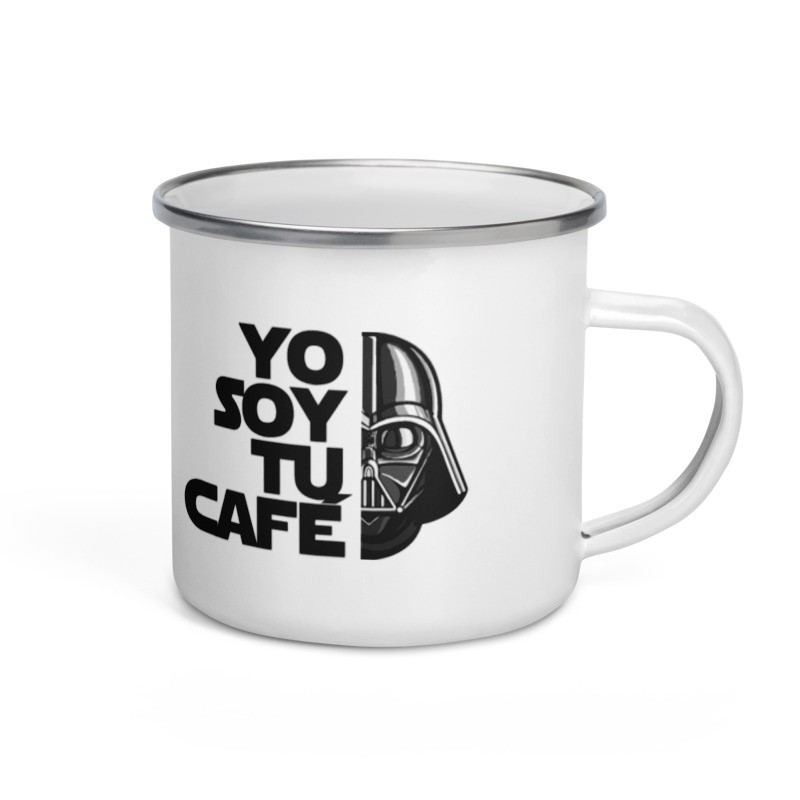 Taza Yo soy tu cafe Antracita Raíz Inicio Hogar Tazas Antracita