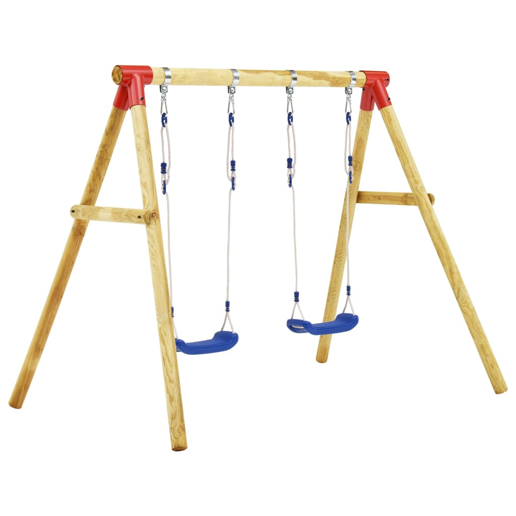 vidaXL Parque infantil exterior madera impregnada pino 285x305x226,5cm