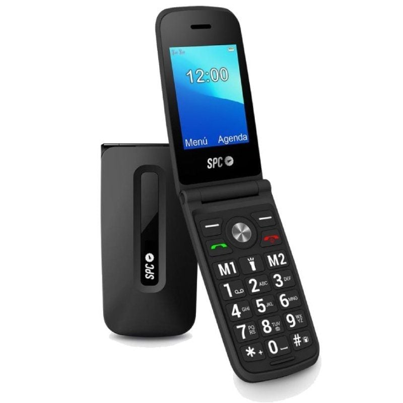 Sunstech CEL4 Teléfono para Personas Mayores Negro