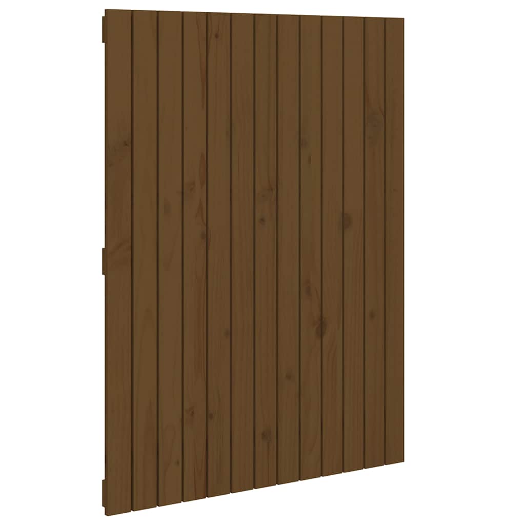 vidaXL Cabecero de cama de pared madera maciza de pino 82,5x3x110 cm