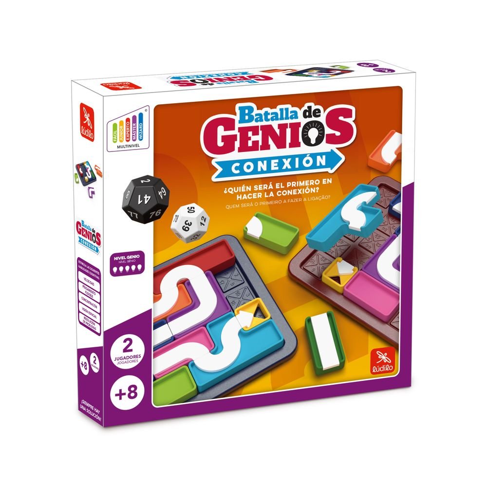 LUDILO JUEGO BATALLA DE GENIOS CONEXION BATALLAS GENIOS 24x5x24 Cms.