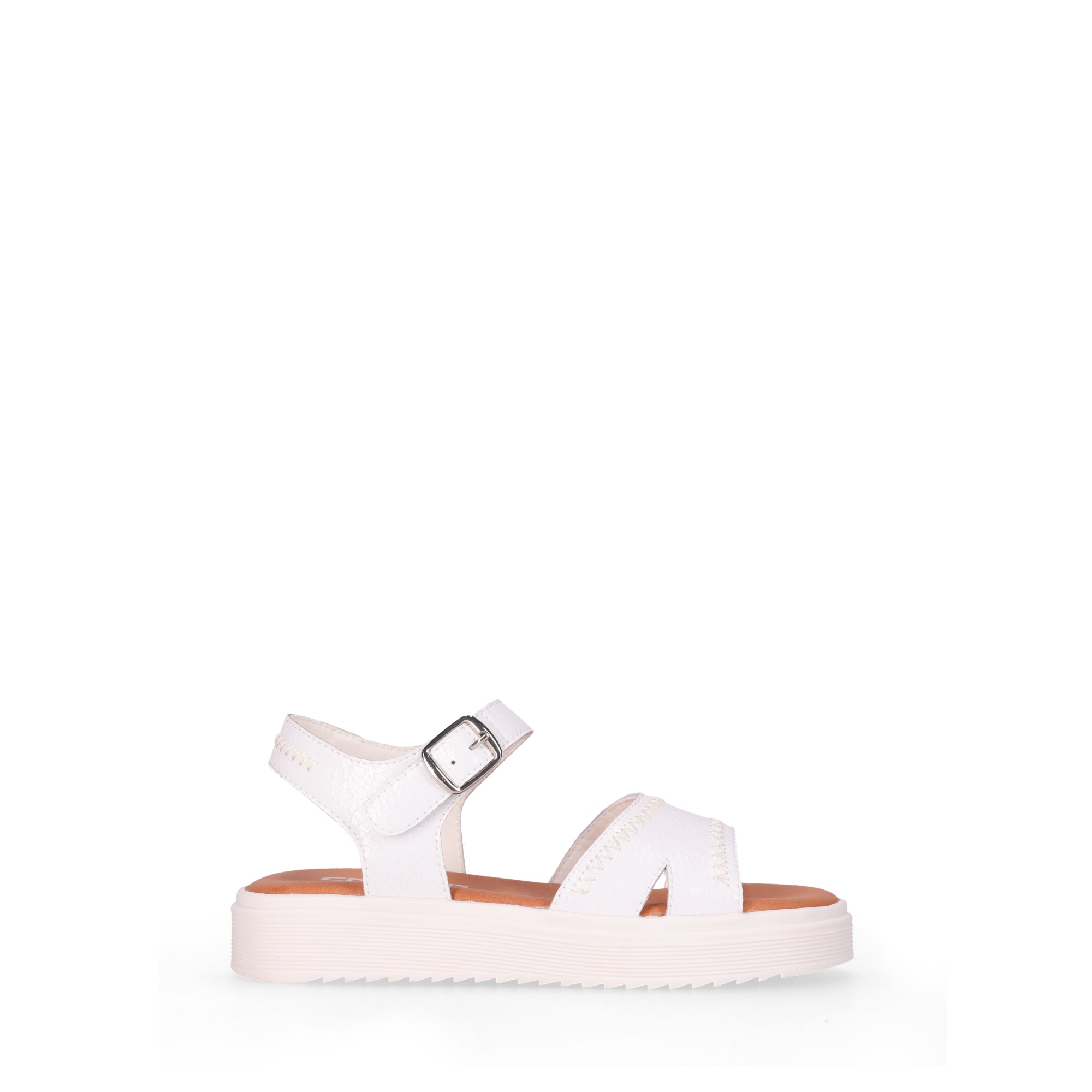 Chika10 Kids EXPLORER 03 Sandalias Planas Blanco/White