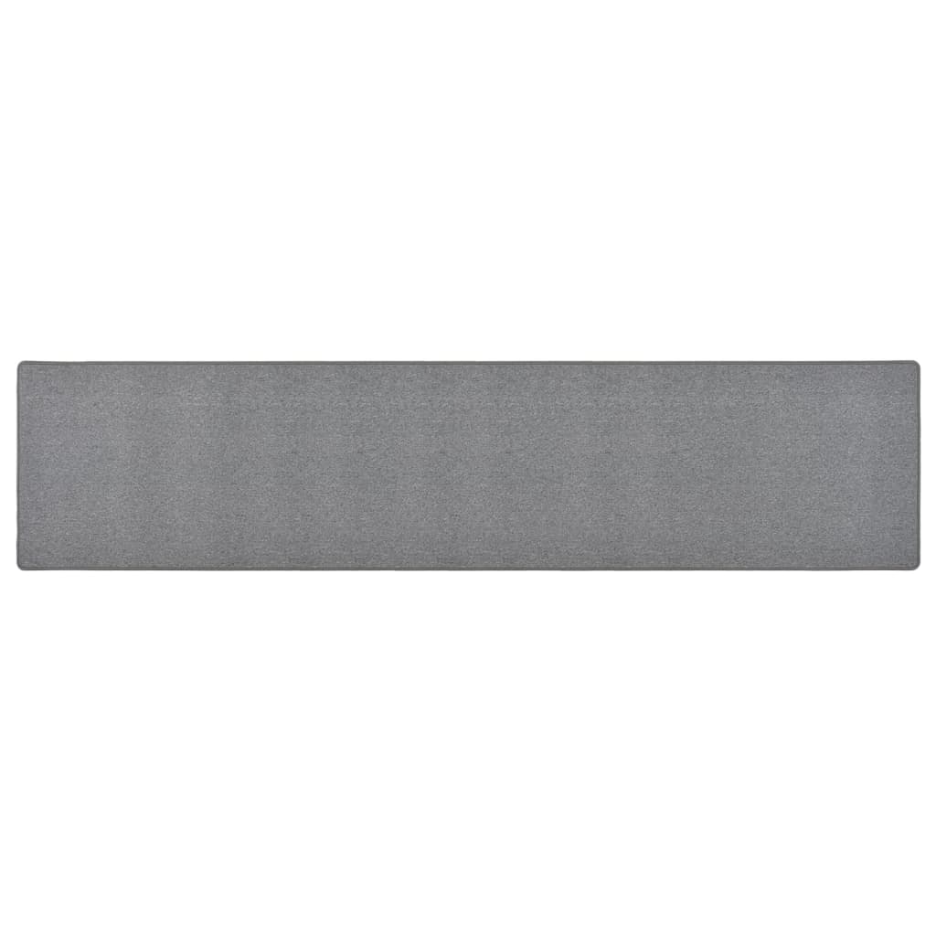 Vidaxl Alfombra de Pasillo 80x400 Cm Antracita