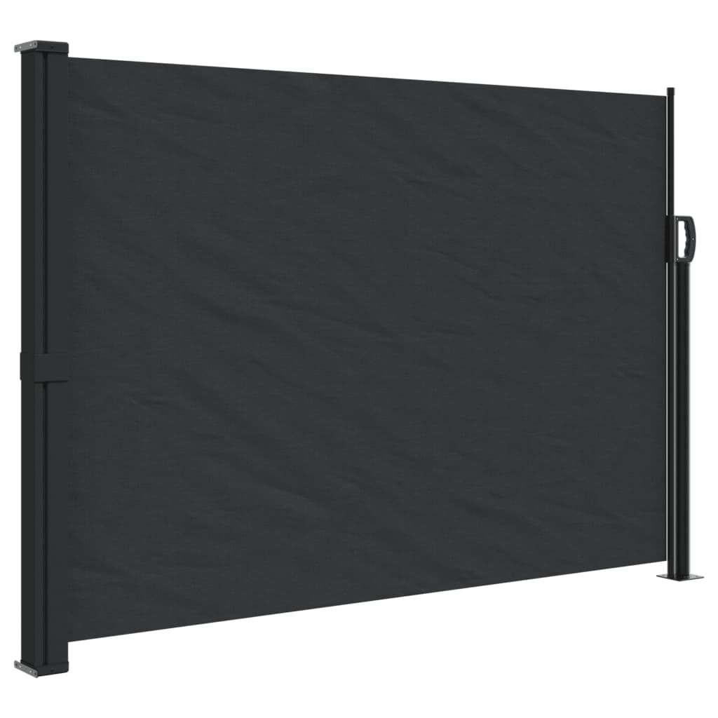 vidaXL Toldo lateral retráctil 140x500 cm Color Negro, Crema, Azul
