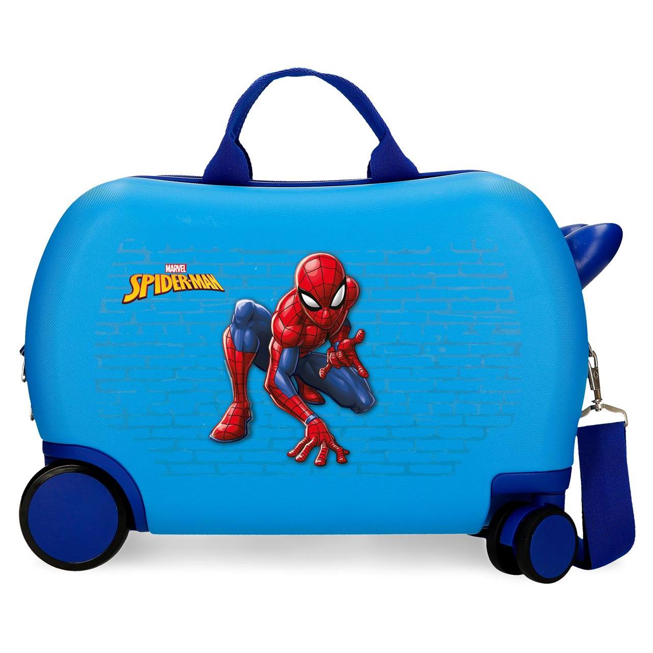 Marvel Maleta Correpasillos ABS Rígida Spiderman Vigilant Azul